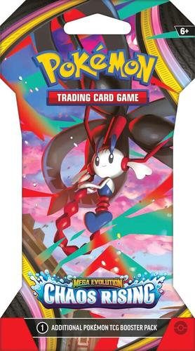 קלפי פוקימון חבילה מוסלבת כאוס רייזינג Chaos Rising Sleeved Booster Pack - ME04: Chaos Rising (CRI)