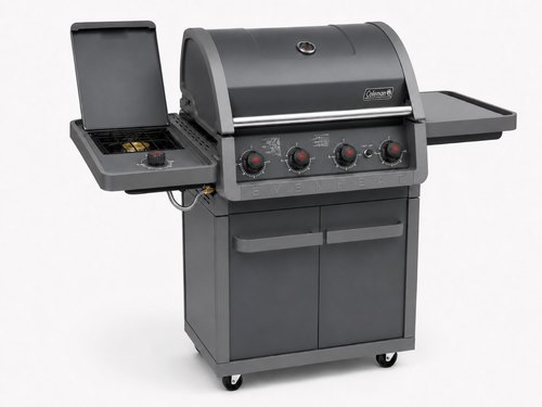 גריל גז קולמן גלקסי Coleman Galaxy 4 כירת צד אפור 