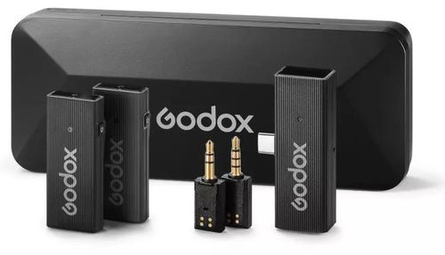 ערכת מיקרופון אלחוטי כפול Godox MoveLink Mini UC 2-Person Wireless Mic. System