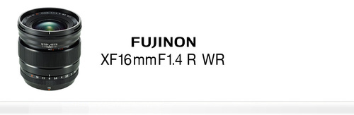 FUJINON LENS XF 16mm F1.4 R WR