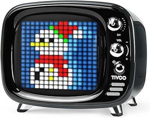 Divoom Tivoo Bluetooth Speaker Retro Pixel Art Display רמקול בלוטוס Divoom Tivoo עם מסך פיקסל ארט רטרו