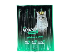 Queen קווין חטיף מקלות לחתול בטעם עוף וברווז 5 יח