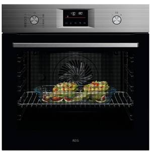 תנור בנוי פירוליטי 71 ליטר AEG ABA55411M SteamBake נירוסטה | גרמניה
