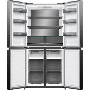 מקרר 4 דלתות 503 ליטר נטו Electra EL5510GBL עם מפסק תאורה - גימור זכוכית שחורה אחריות ע"י היבואן הרשמי אלקטרה