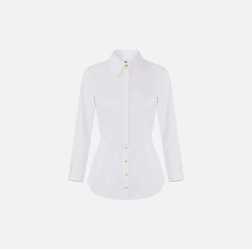 Shirt in stretch cotton
