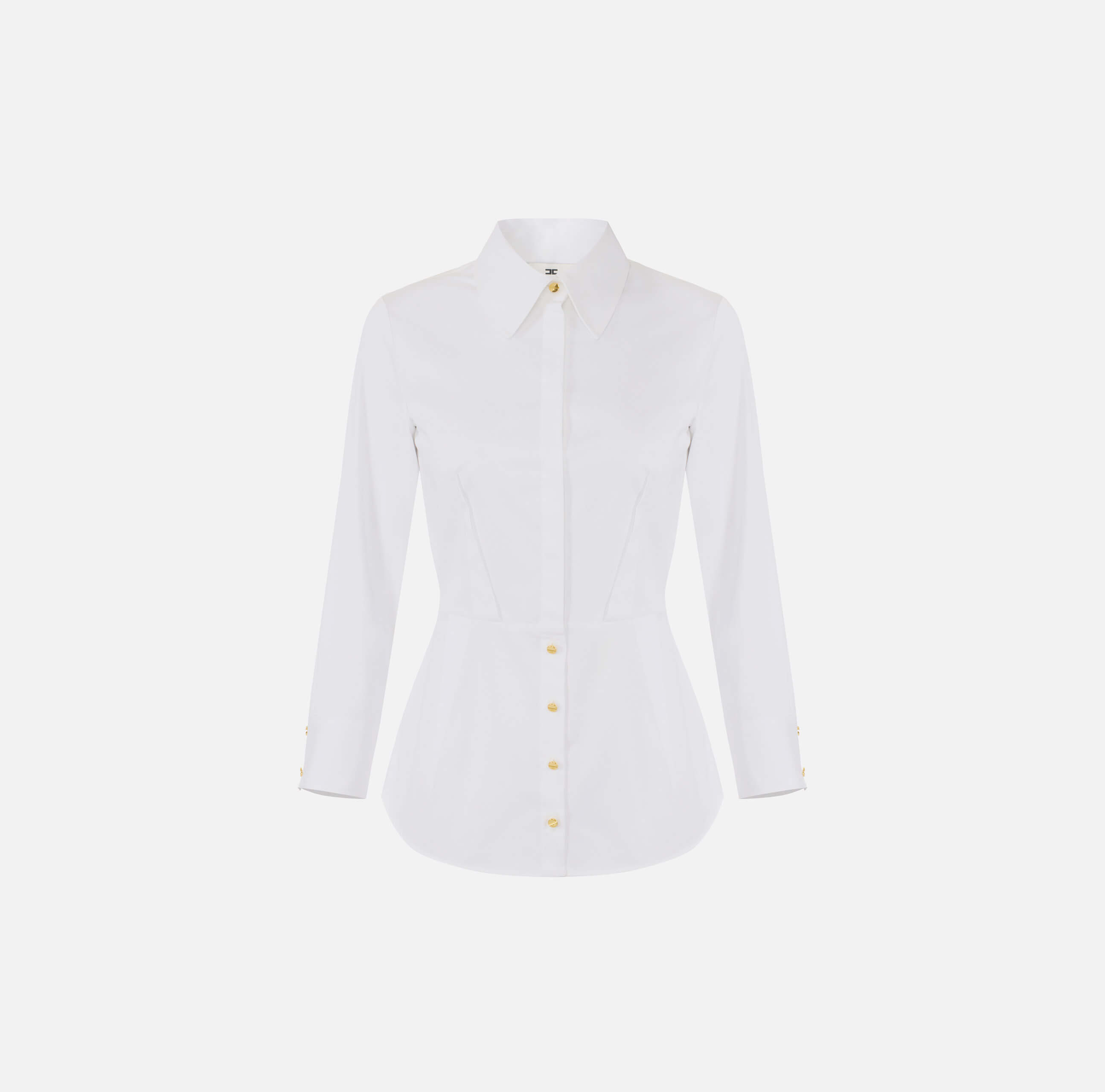 Shirt in stretch cotton