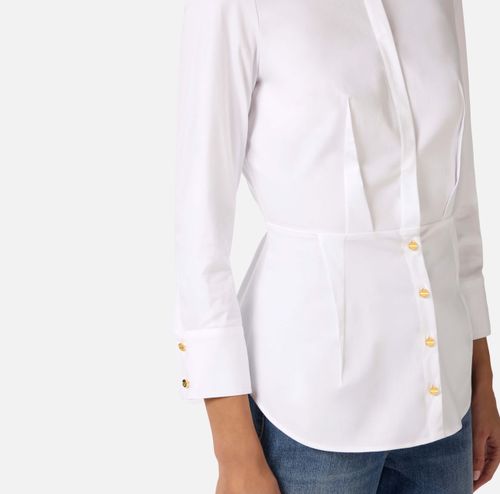 Shirt in stretch cotton
