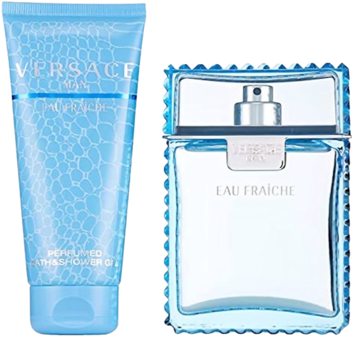 Versace Eau Fraiche Gift Set 100ML EDT + 100ML Shower Gel מארז ורסצ'ה או פרש לגבר