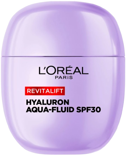 Loreal Revitalift Filler Hyaluron Aqua-Fluid SPF30 40ML לוריאל רוויטליפט פילר תחליב לחות