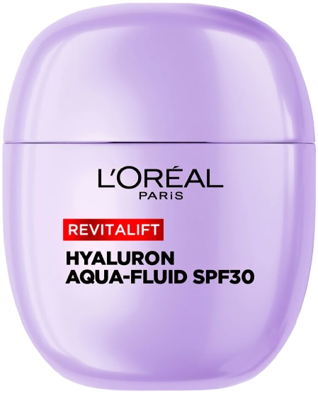 Loreal Revitalift Filler Hyaluron Aqua-Fluid SPF30 40ML לוריאל רוויטליפט פילר תחליב לחות