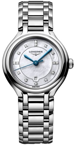 Longines L81424876 PrimaLuna 30MM נשים לונג'ין יבואן רשמי משובץ יהלומים