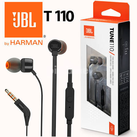 JBL Tune 110 In-Ear Wired Earphones אוזניות חוטיות