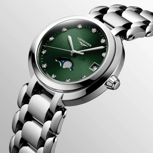 Longines L81154676 PrimaLuna MOONPHASE 30.5MM נשים לונג'ין יבואן רשמי
