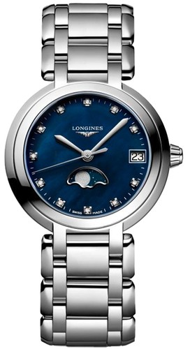 Longines L81154986 PrimaLuna MOONPHASE 30.5MM נשים לונג'ין יבואן רשמי