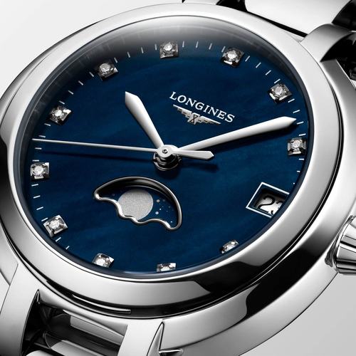 Longines L81154986 PrimaLuna MOONPHASE 30.5MM נשים לונג'ין יבואן רשמי