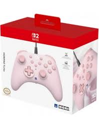 ‏בקר משחק NINTENDO SWITCH 2 CONTROLLER HORIPAD TURBO COZY ROSA