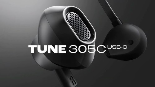 JBL Tune 305C USB-C Wired Earphones Hi-Res Audio אוזניות חוטיות JBL Tune 305C USB-C עם Hi-Res Audio