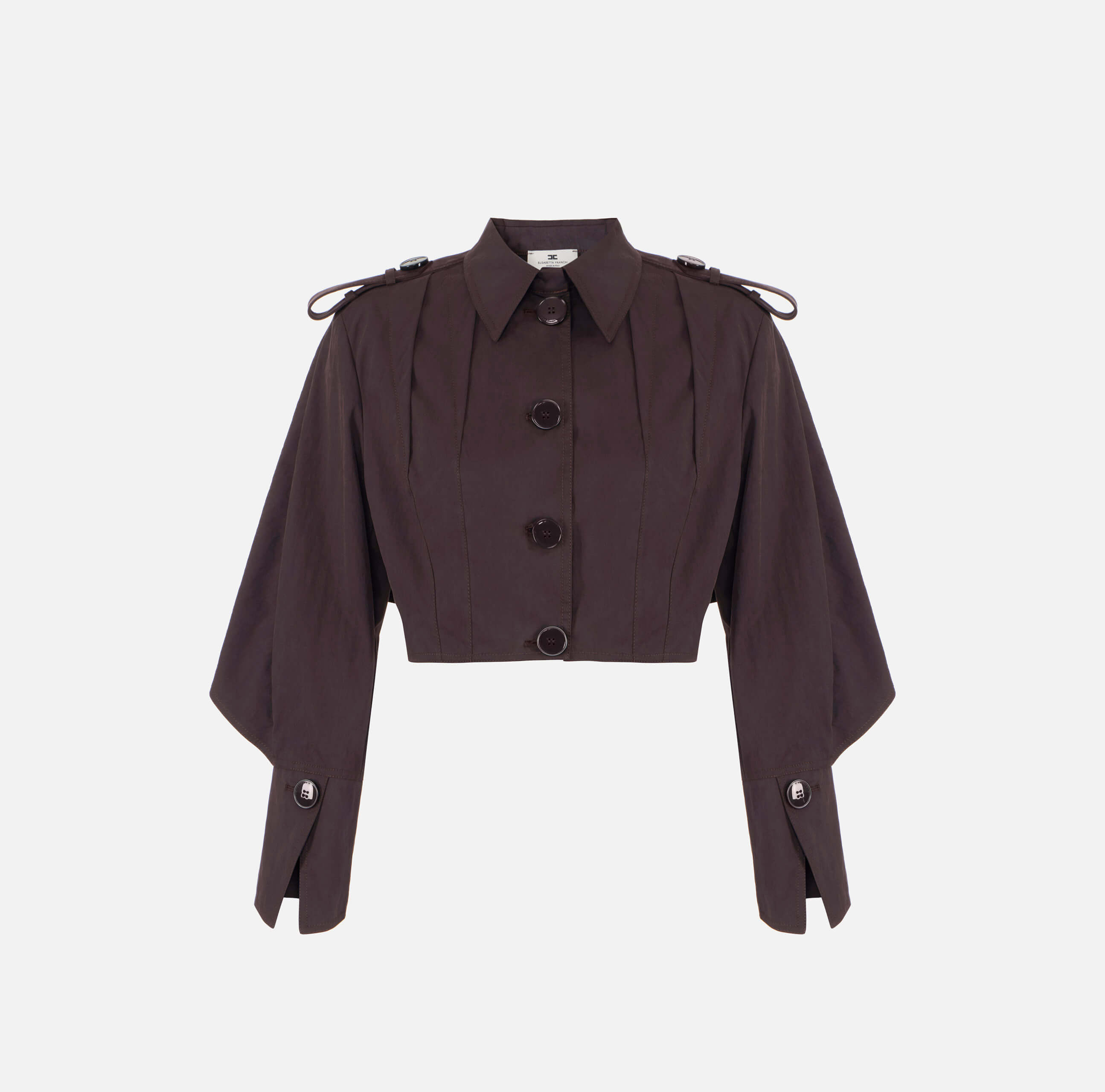 Technical cotton jacket