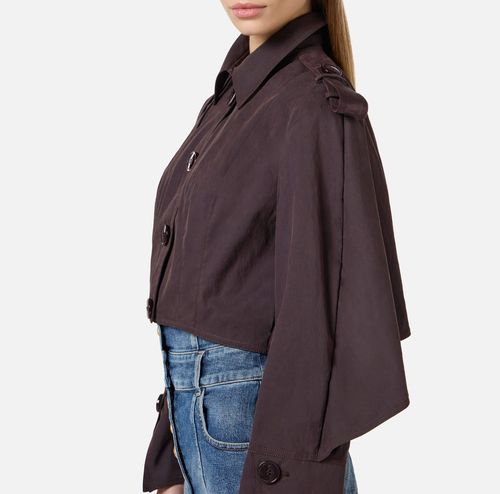 Technical cotton jacket