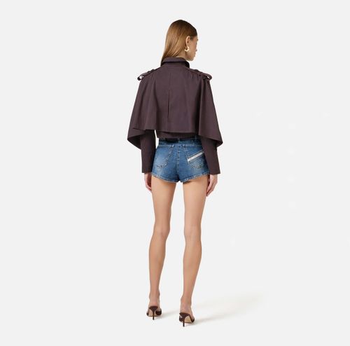 Technical cotton jacket