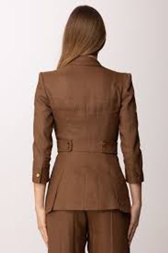 Linen-blend jacket