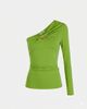 Top in lightweight crêpe jersey fabric