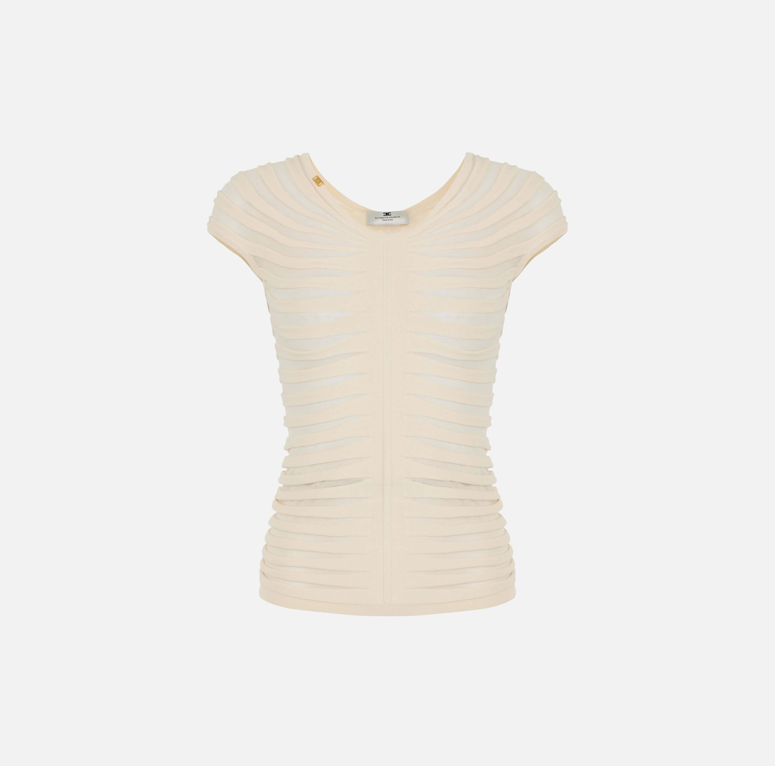 Cotton thread and viscose top