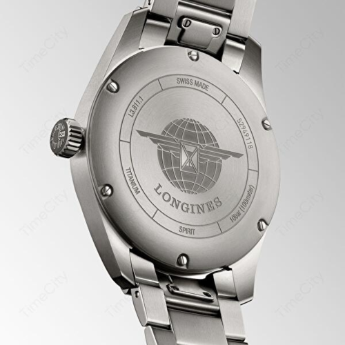 Longines L38111536 Spirit 42MM טיטניום גברים לונג'ין יבואן רשמי