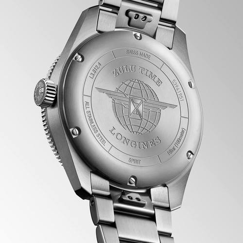 Longines L38124636 Spirit-Zulu 42MM GMT גברים לונג'ין יבואן רשמי