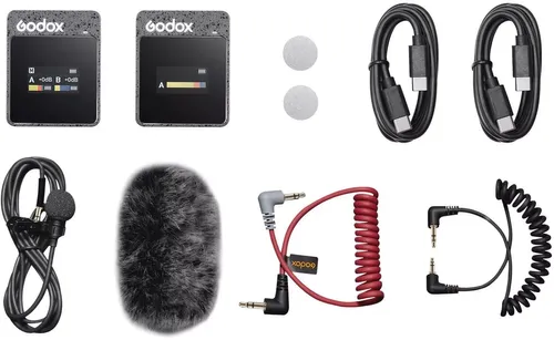 מיקרופון אלחוטי Godox Mic System Movielink II M1
