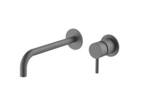 מערכת קיר לכיור רחצה  ידית סטיק אפור גרפיט 1205GR סיוון אופיר