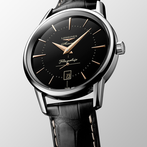 Longines L47954580 Heritage Classic 38.5MM גברים לונג'ין יבואן רשמי