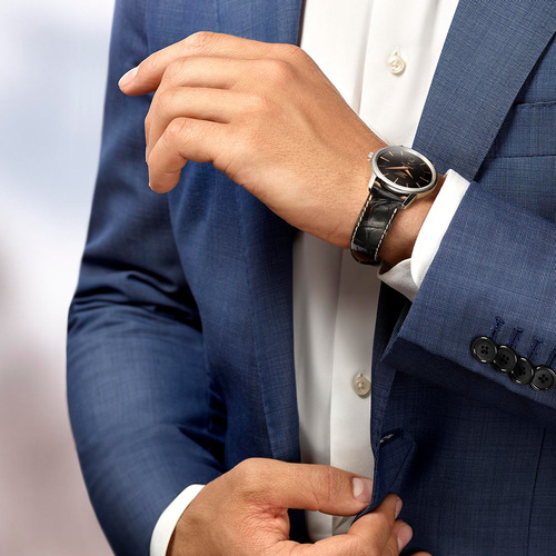Longines L47954580 Heritage Classic 38.5MM גברים לונג'ין יבואן רשמי
