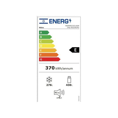 מקרר 4 דלתות 706 ליטר Midea MDRM923CIL46M נירוסטה