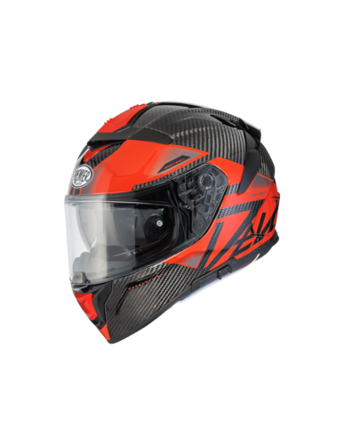 קסדת כביש מלאה פרמייר דוויל קרבון PREMIER DEVIL CARBON MN 2 שחור\אדום