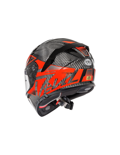 קסדת כביש מלאה פרמייר דוויל קרבון PREMIER DEVIL CARBON MN 2 שחור\אדום