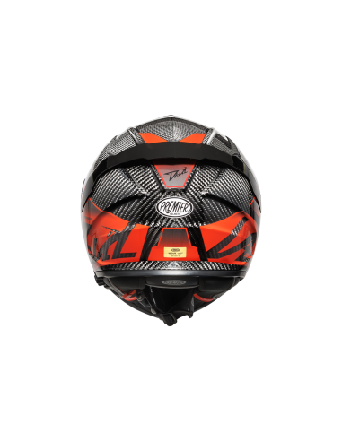 קסדת כביש מלאה פרמייר דוויל קרבון PREMIER DEVIL CARBON MN 2 שחור\אדום