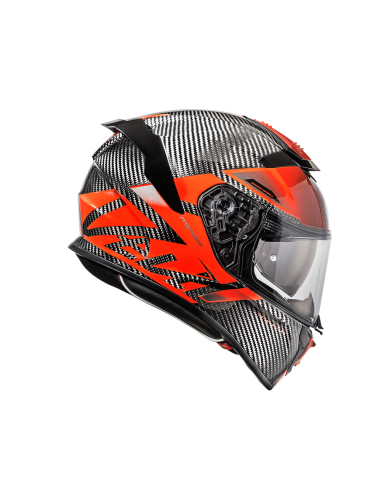קסדת כביש מלאה פרמייר דוויל קרבון PREMIER DEVIL CARBON MN 2 שחור\אדום