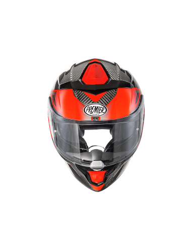 קסדת כביש מלאה פרמייר דוויל קרבון PREMIER DEVIL CARBON MN 2 שחור\אדום