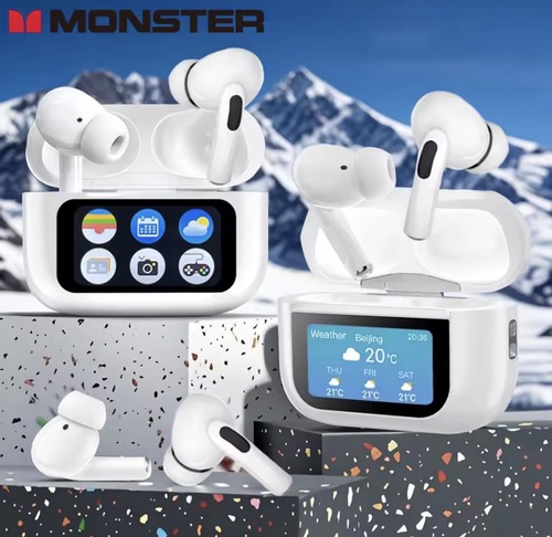 Monster A9 True Wireless Bluetooth Earphones | אוזניות Bluetooth אלחוטיות Monster A9
