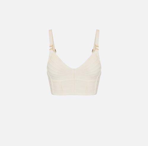 Top in 3D knit fabric