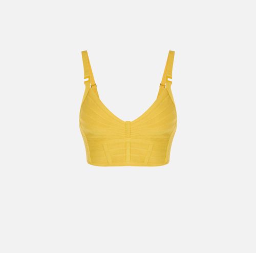Top in 3D knit fabric