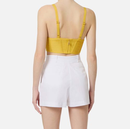 Top in 3D knit fabric