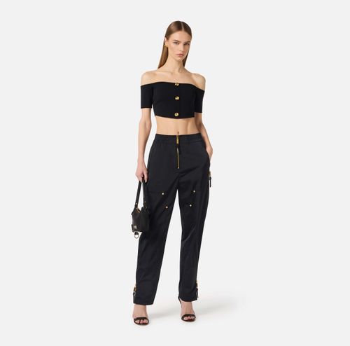 Top in knit fabric