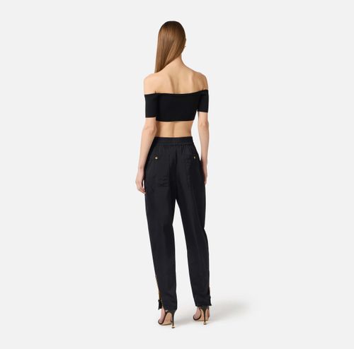 Top in knit fabric
