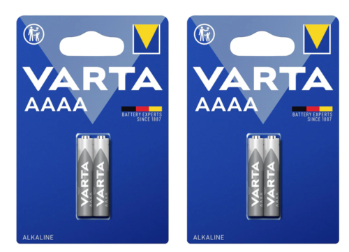 4 סוללות VARTA AAAA
