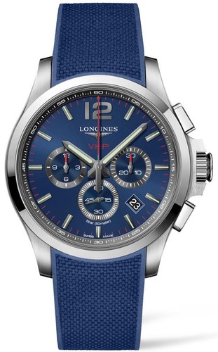 Longines Conquest V.H.P. L37274969 44MM לגברים לונג'ין יבואן רשמי