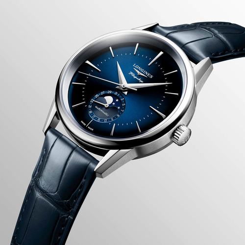 Longines L48154922 Flagship Heritage 38.5MM גברים לונג'ין יבואן רשמי