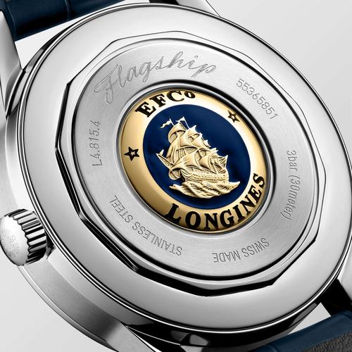 Longines L48154922 Flagship Heritage 38.5MM גברים לונג'ין יבואן רשמי