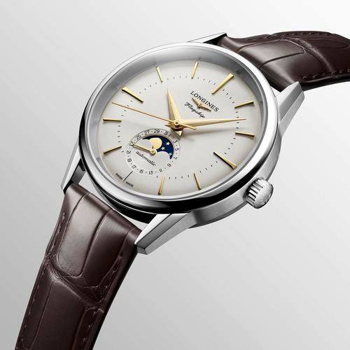 Longines L48154782 Flagship Heritage 38.5MM גברים לונג'ין יבואן רשמי
